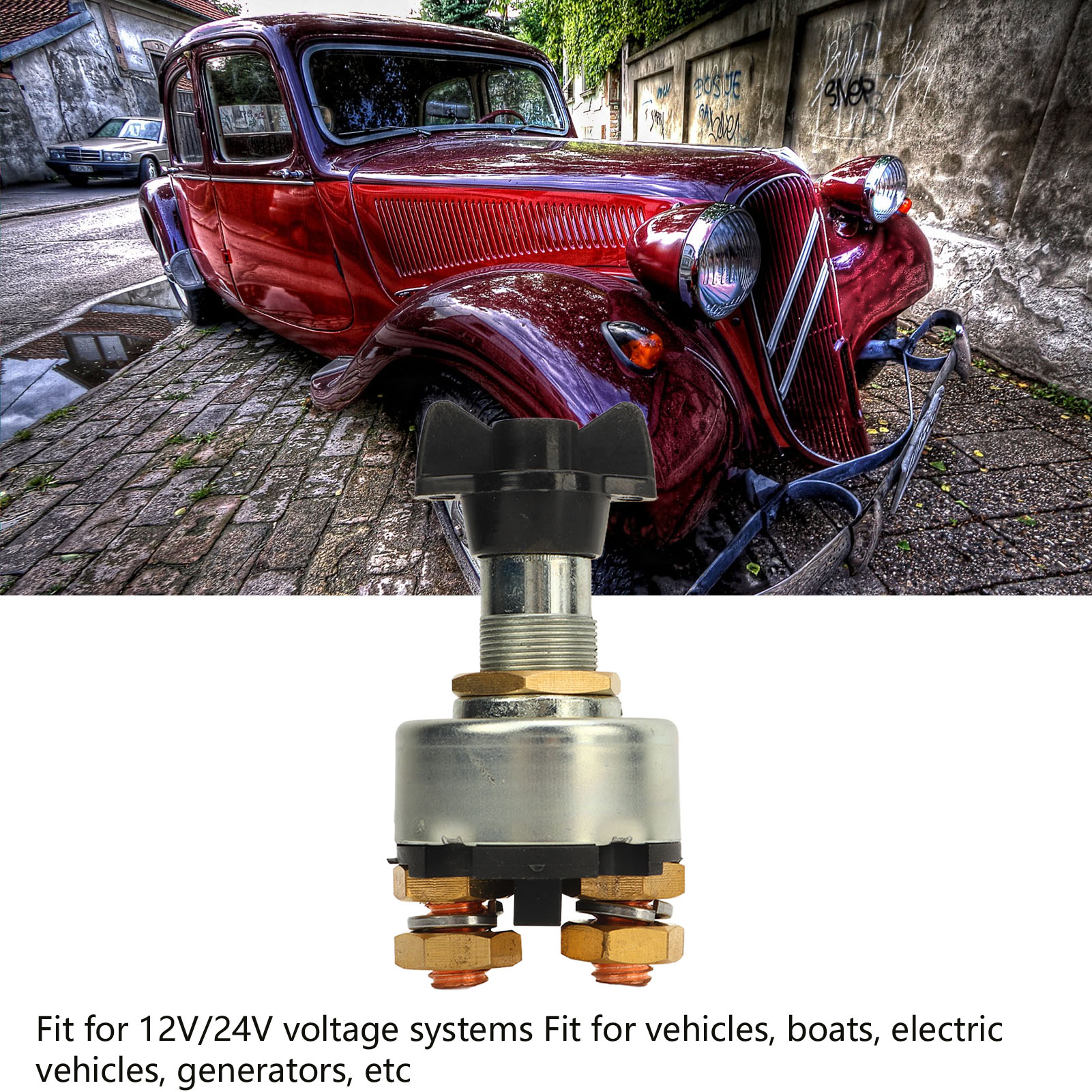 Manomano Ssb106 12v/24v Batterieschalter Für Boote Und Generatoren