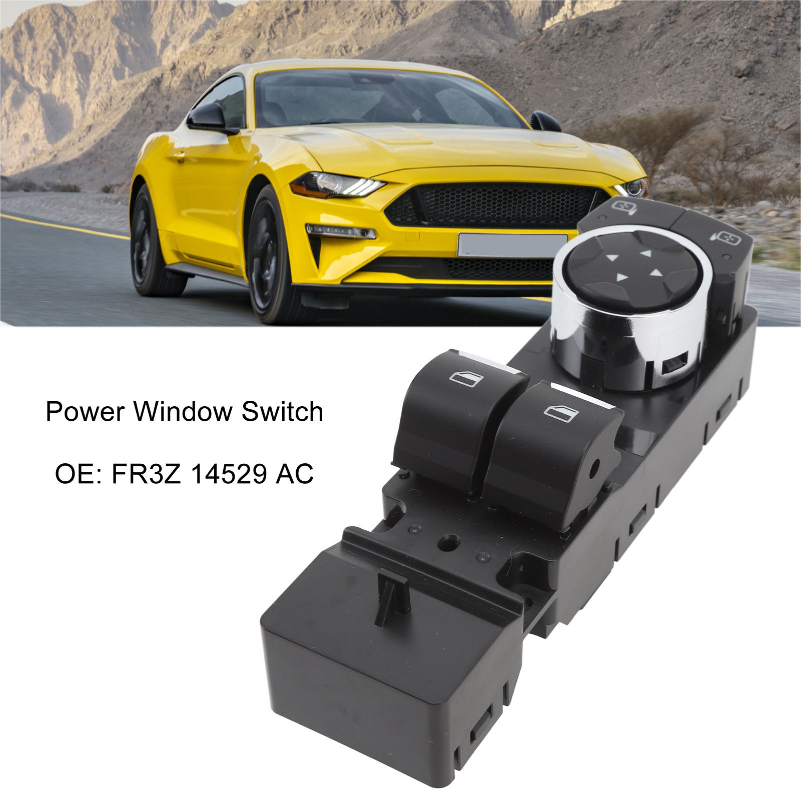 Schalter Für Elektrisches Fensterheber Vorne Links, Fr3z 14529 Ac
