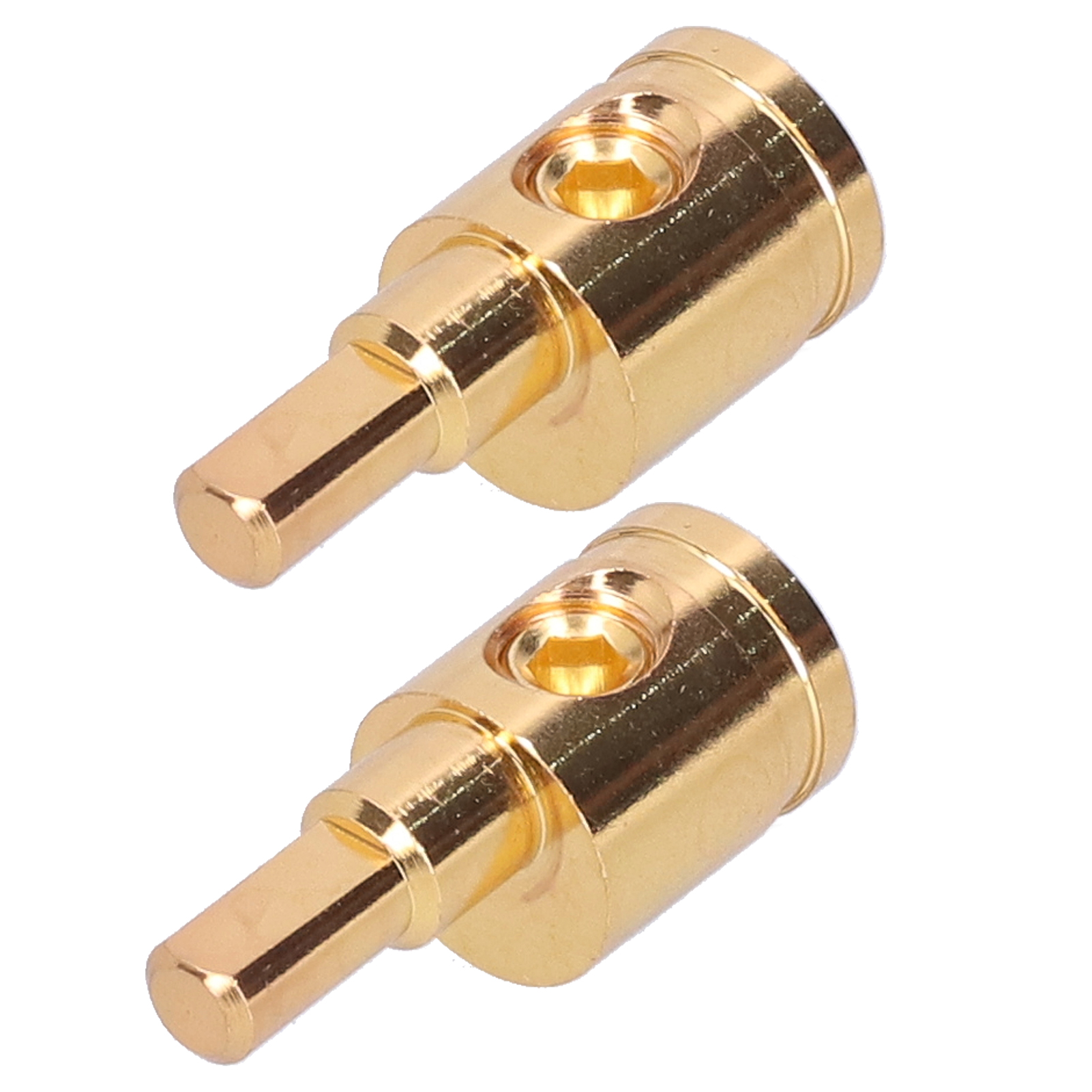 2-teiliger Kabelreduzierstecker Für Autoradios, 4/0 Awg, Vergoldetes Kupfer