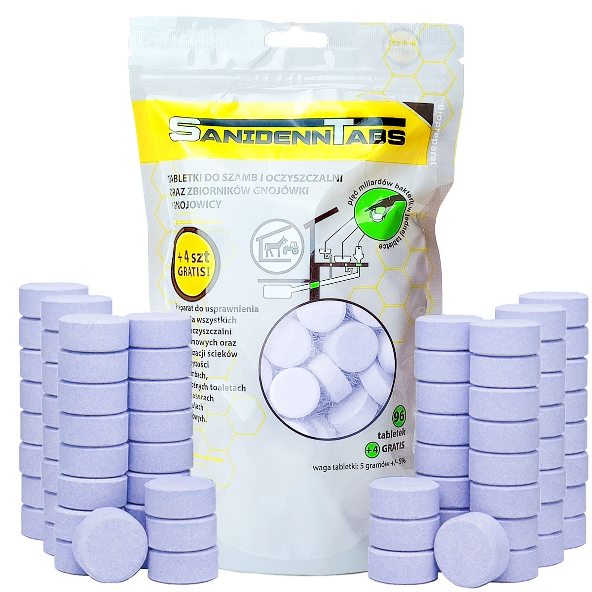Sanidenn Tabs Biologische Tabletten 96 + 4 Stück.