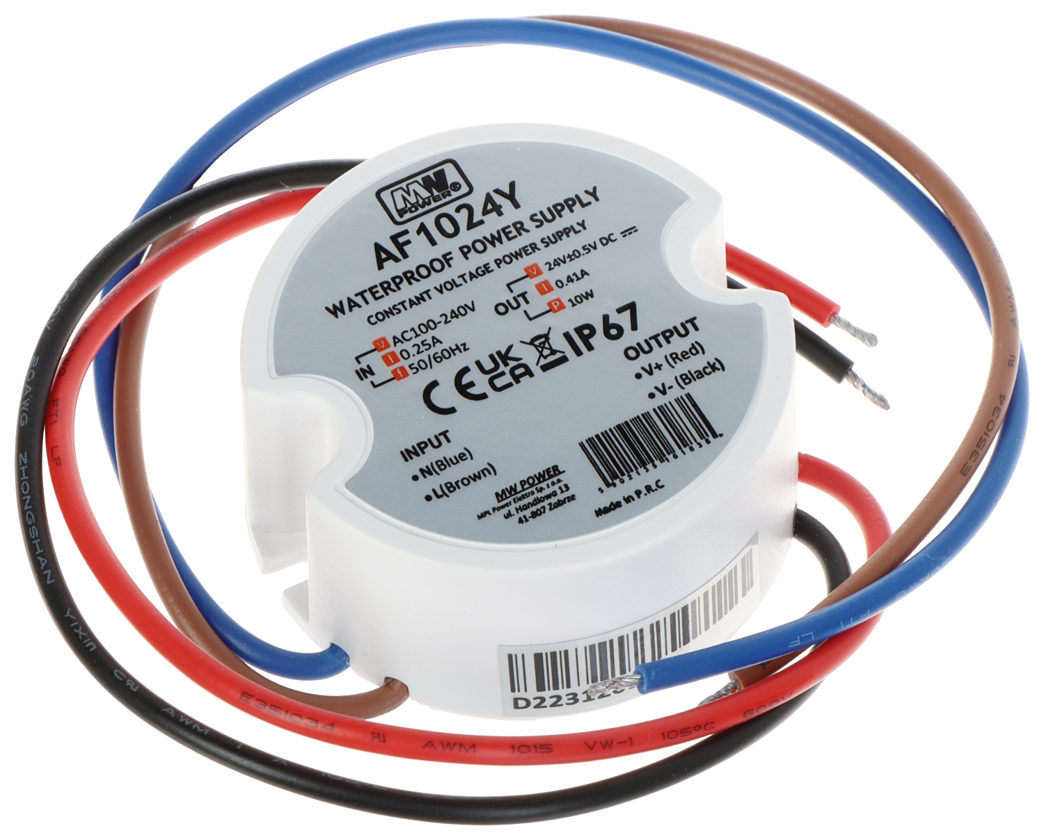 Schaltnetzteil 24v/0,41a-tp-v2 Mw Leistung
