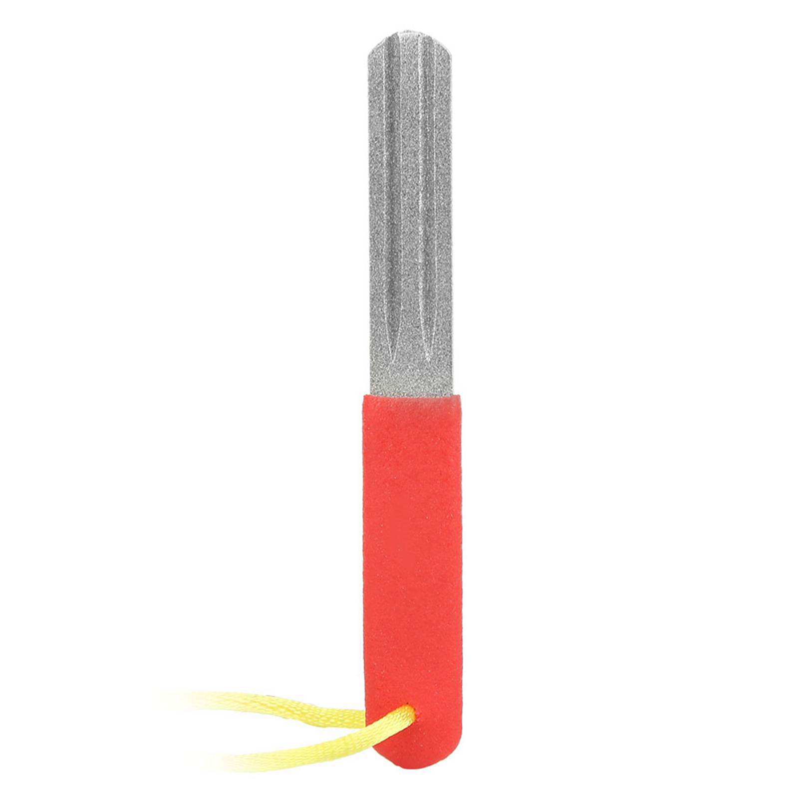 Doppelseitiger Diamant-schärfstein 400/800 Für Angelhaken Mit Sicherungsschnur
