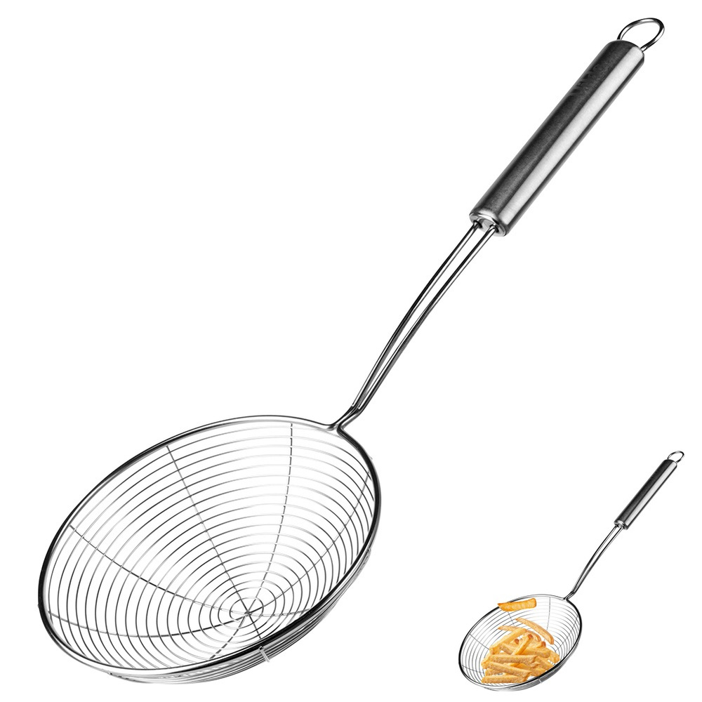 Küchenschaumlöffel Zum Abgießen Und Servieren Von Nudeln Und Pommes Frites