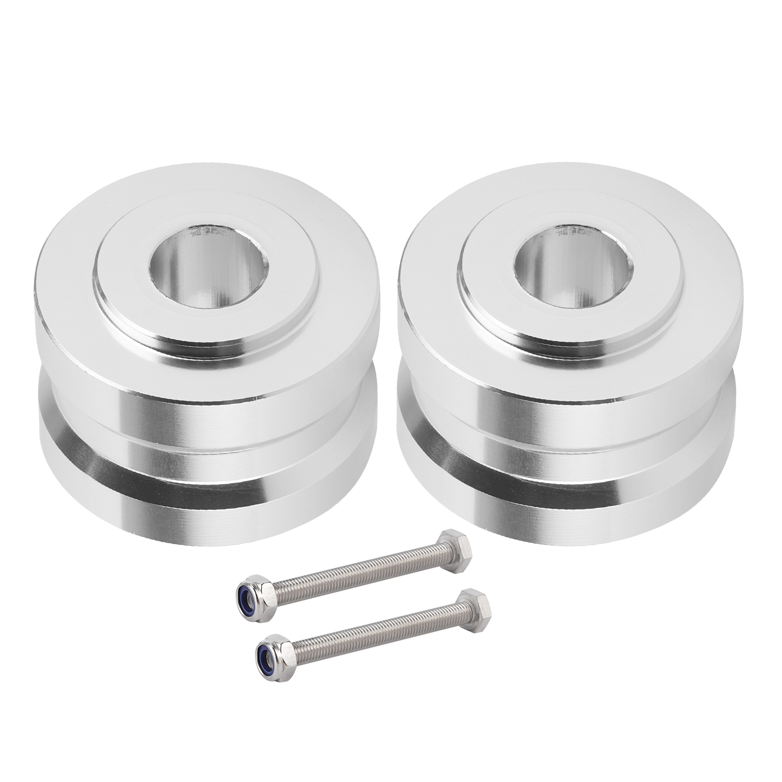 Cnc-gefräster Lenkererhöhung Aus Aluminium Für Suzuki V-strom 1050 Dl1050 (2019–2020), Silber