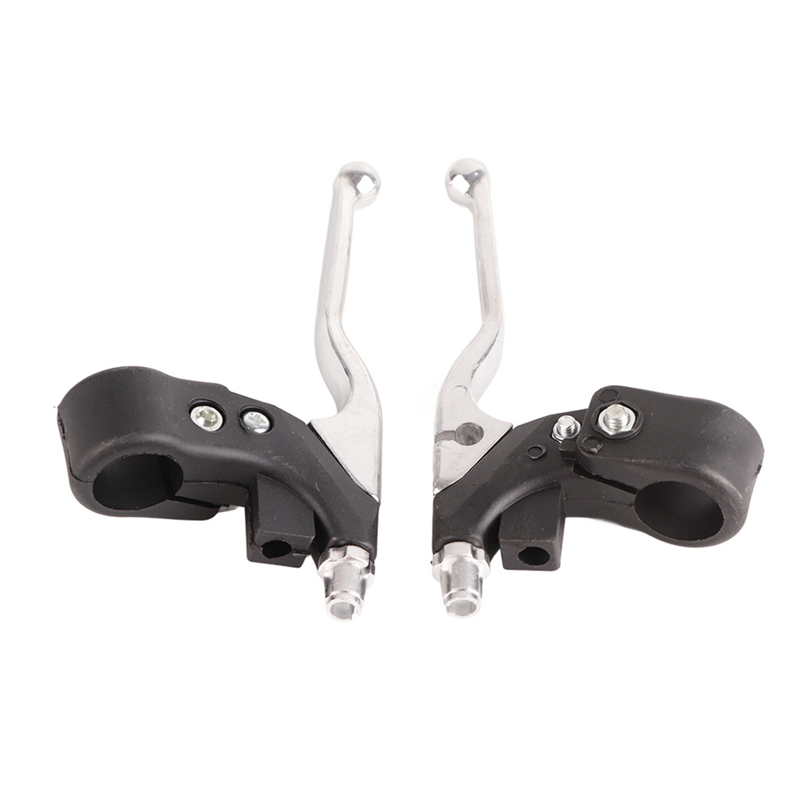 Universelle 22-mm-/7/8-zoll-handbremse Aus Schwarz-silbernem Aluminium Für Mini-moto-dirtbikes Und Atvs Mit 47 Cm³/49 Cm³ Hubraum.