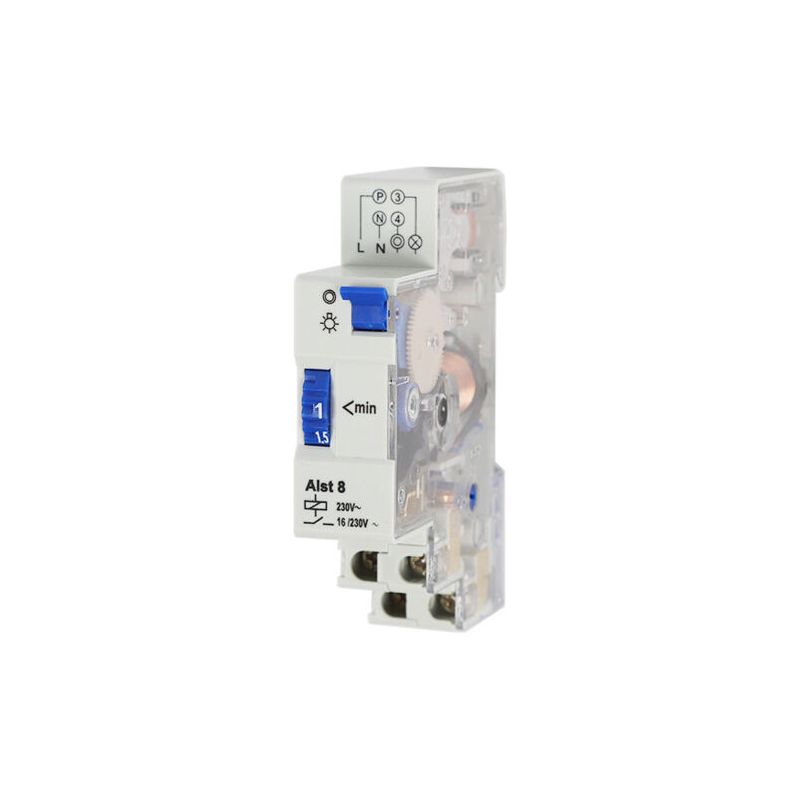 Mechanischer Timer Alst8 – 7-minuten-verzögerungsschalter – Genauigkeit ±1,5 S – Temperaturbereich -5 °c Bis 50 °c