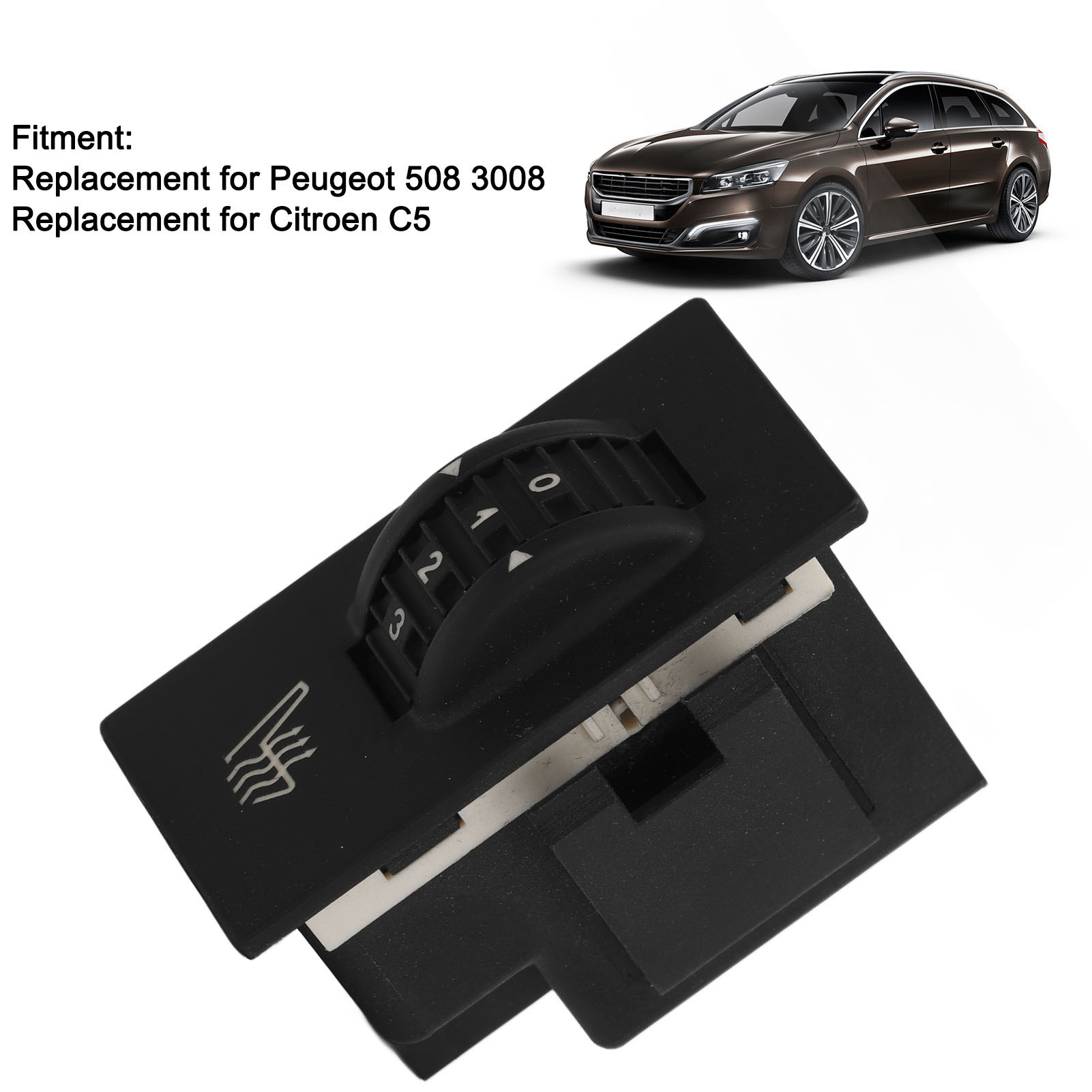 Sitzheizungsschalter – Temperaturregler Für Peugeot 508/3008 Und Citroën C5 – Hochleistungs-ersatzset