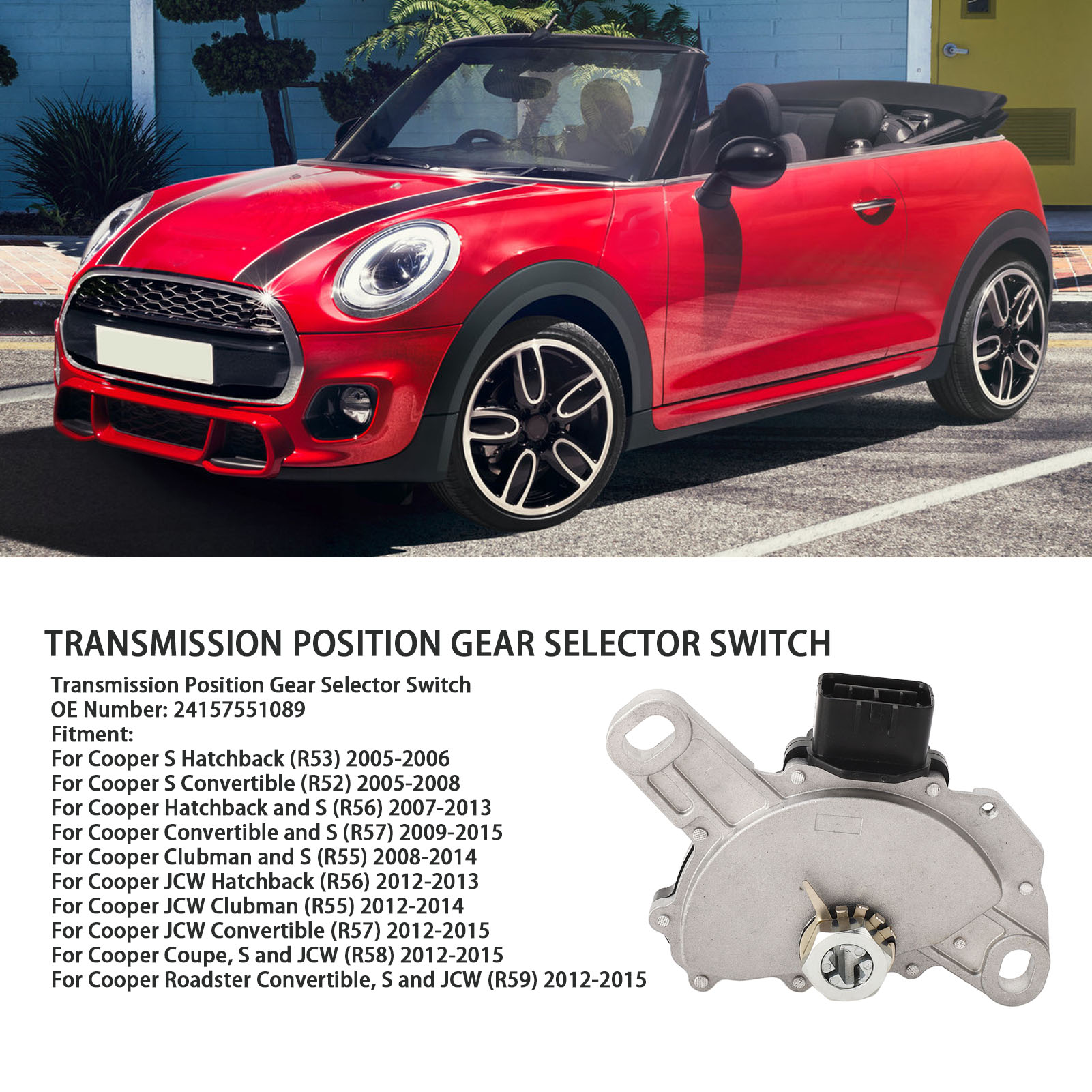 Getriebepositionssensor 24157551089 Für Mini Cooper – Robuster Und Langlebiger Schalter