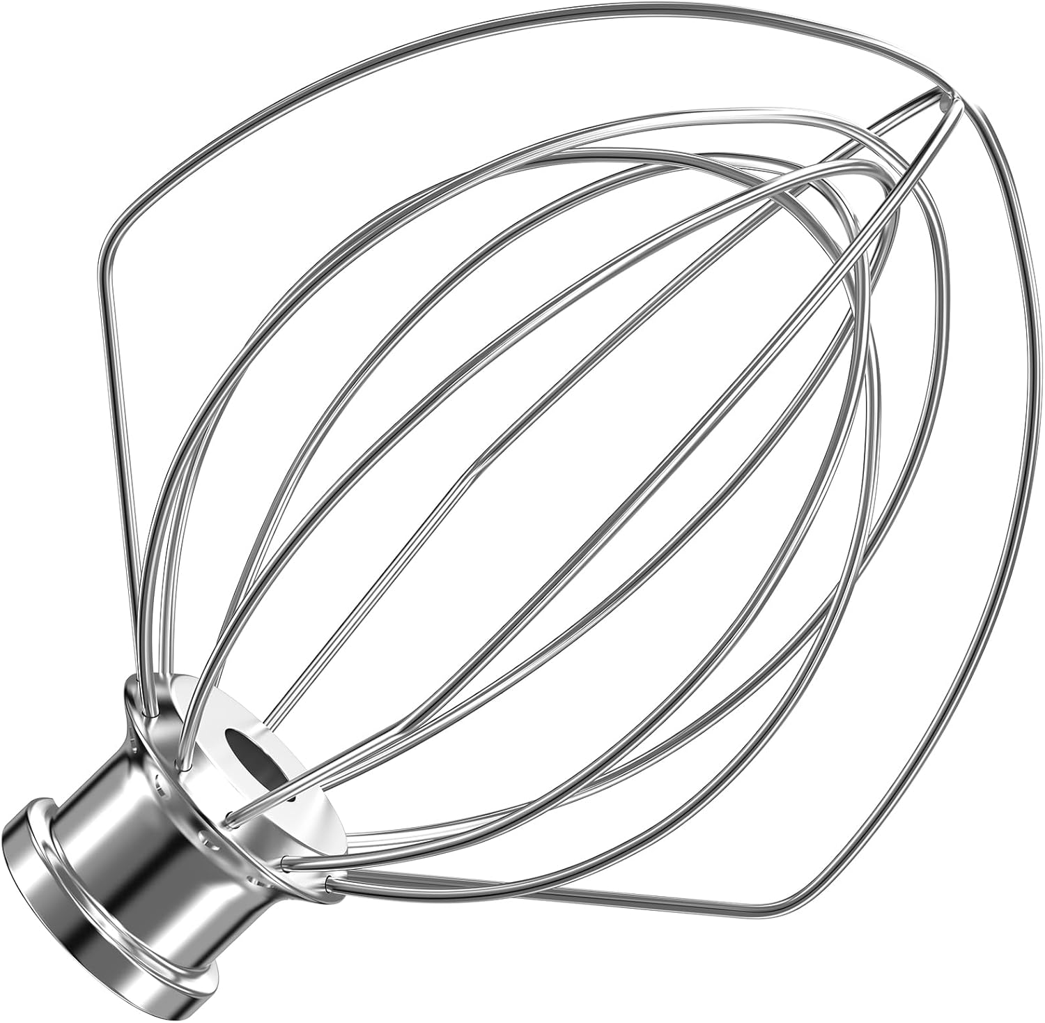 Edelstahl-schneebesen K45ww Mit 6 Drähten – Rühraufsatz, Kompatibel Mit 4,5–5-quart-töpfen Für Sahne Und Gebäck