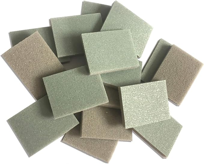 Packung Mit 10 Schleifschaumschwämmen, Körnung 1200–1500, Schleifklötze Mit Feinen Trocken- Und Nassschleifpads