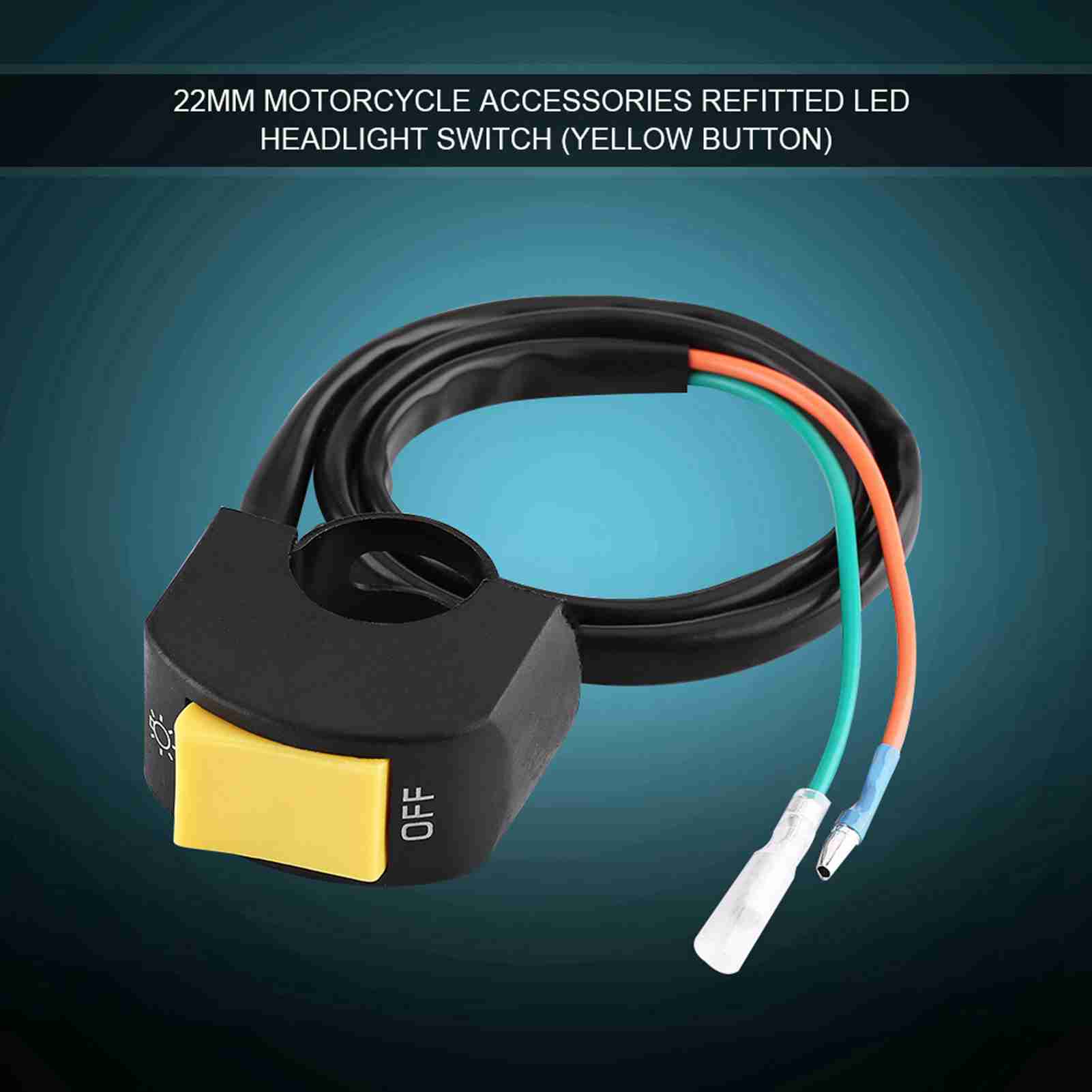 Led-schalter Für Motorräder, 22 Mm Durchmesser, Lenkerhalterung