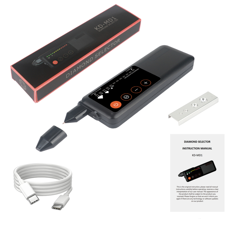 Stylo Testeur De Diamants Rechargeable Avec Lumière Uv, Sélecteur De Pierres Précieuses Électronique De Haute Précision Pour Les Débutants Et Les Experts.