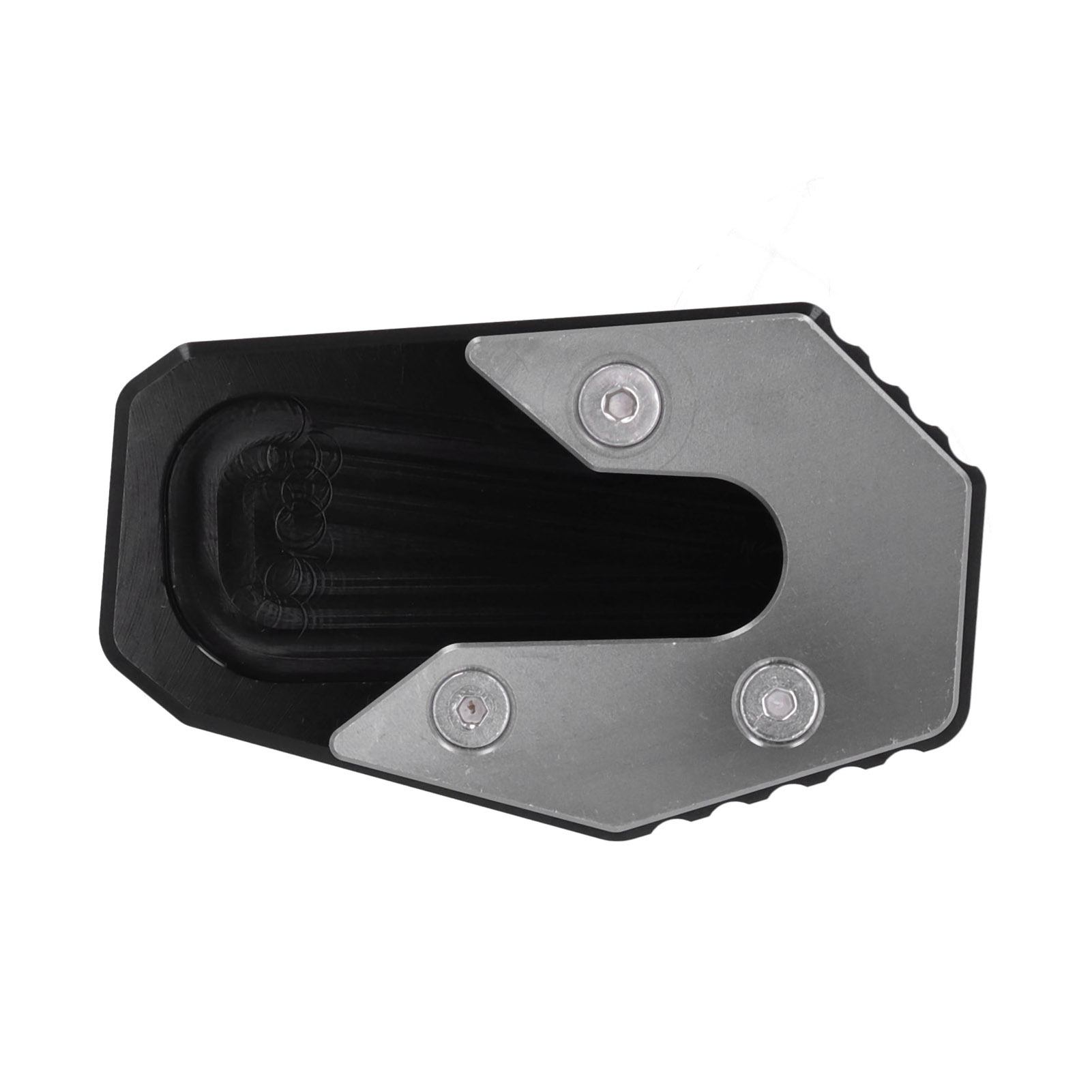 Seitenständerverlängerung Für R1200rt – Cnc-gefräste, Rutschfeste Titan-aluminium-verlängerungsplatte – 103 X 65 X 15 Mm – Sicherer Stand Auf Weichem Untergrund