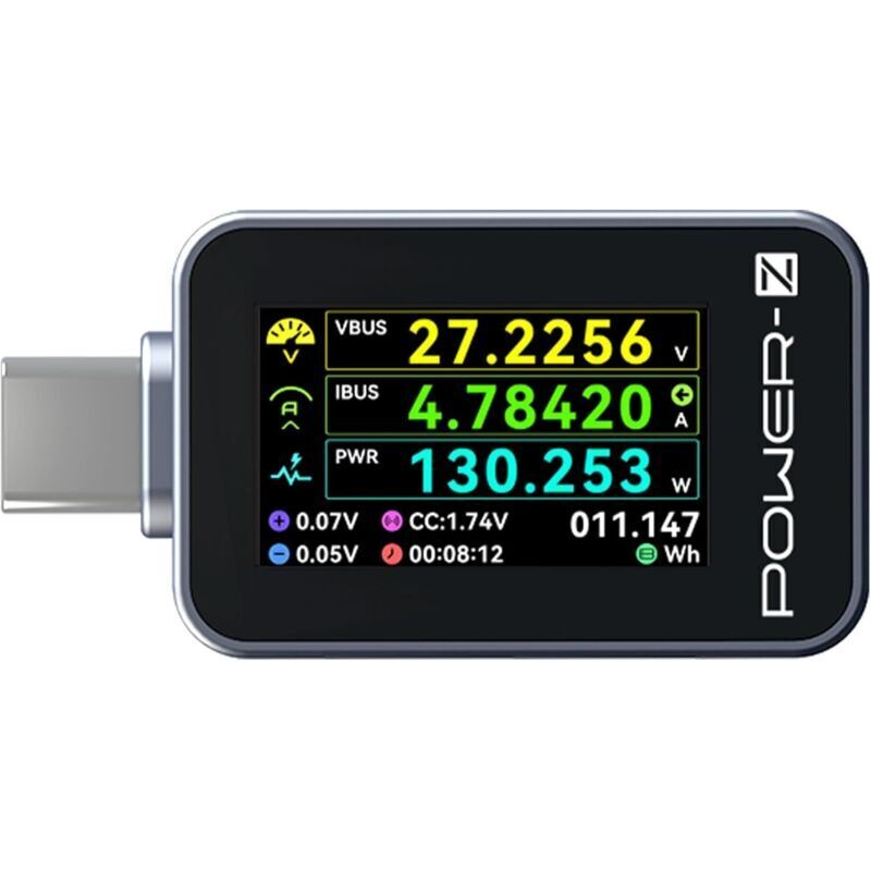 Tragbarer Usb-c-leistungstester – C240 – Bis Zu 240 W, Pd3.1- Und Qc5.0-kompatibel Für Smartphones, Laptops Und Ladegeräte