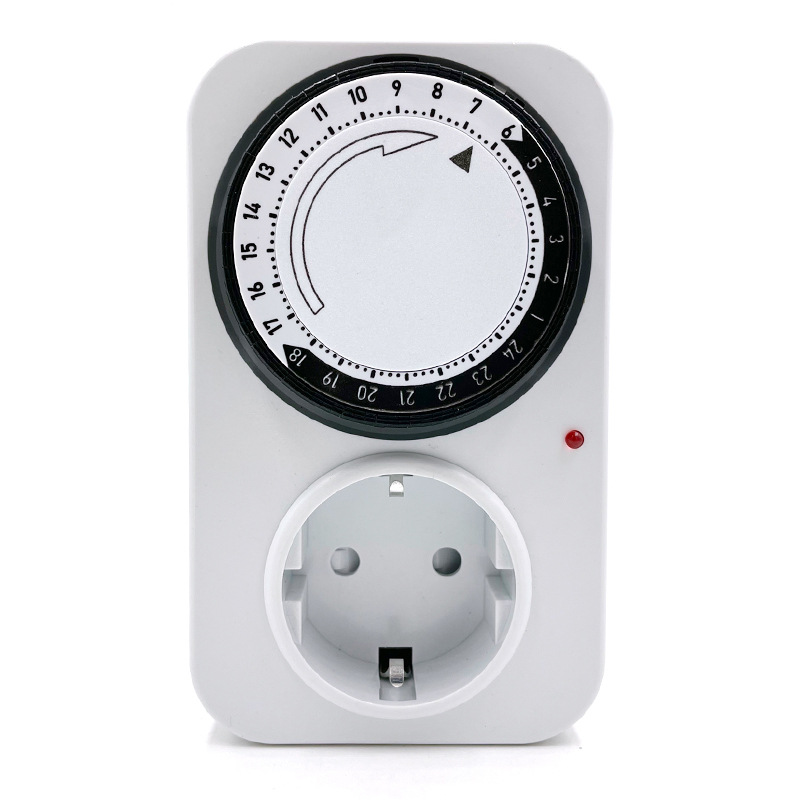 – Synchronisationsbuchse, Mechanischer Timer, 24-stunden-zyklus, Automatischer Ein-/ausschalter