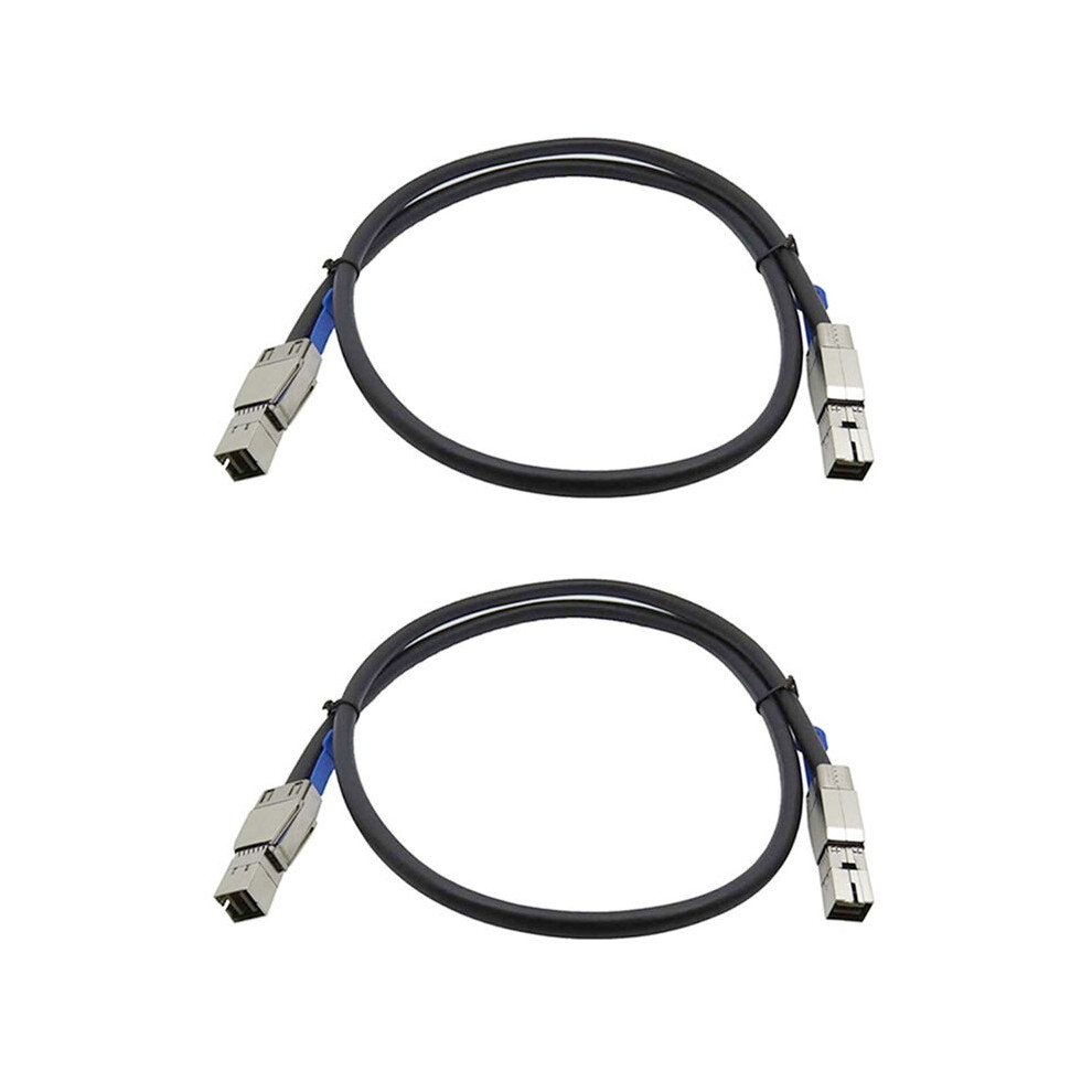 2x Sas Hochdichte-übertragungskabel Sas Sff-8644 Auf Sff-8644 Externe Server-festplatte