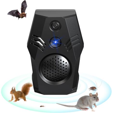 Ultrason-ratten-abstoß, 4 Modi, Starker 360°-ultraschall, Innenparasitenabwehr, Effektiv Und Sicher