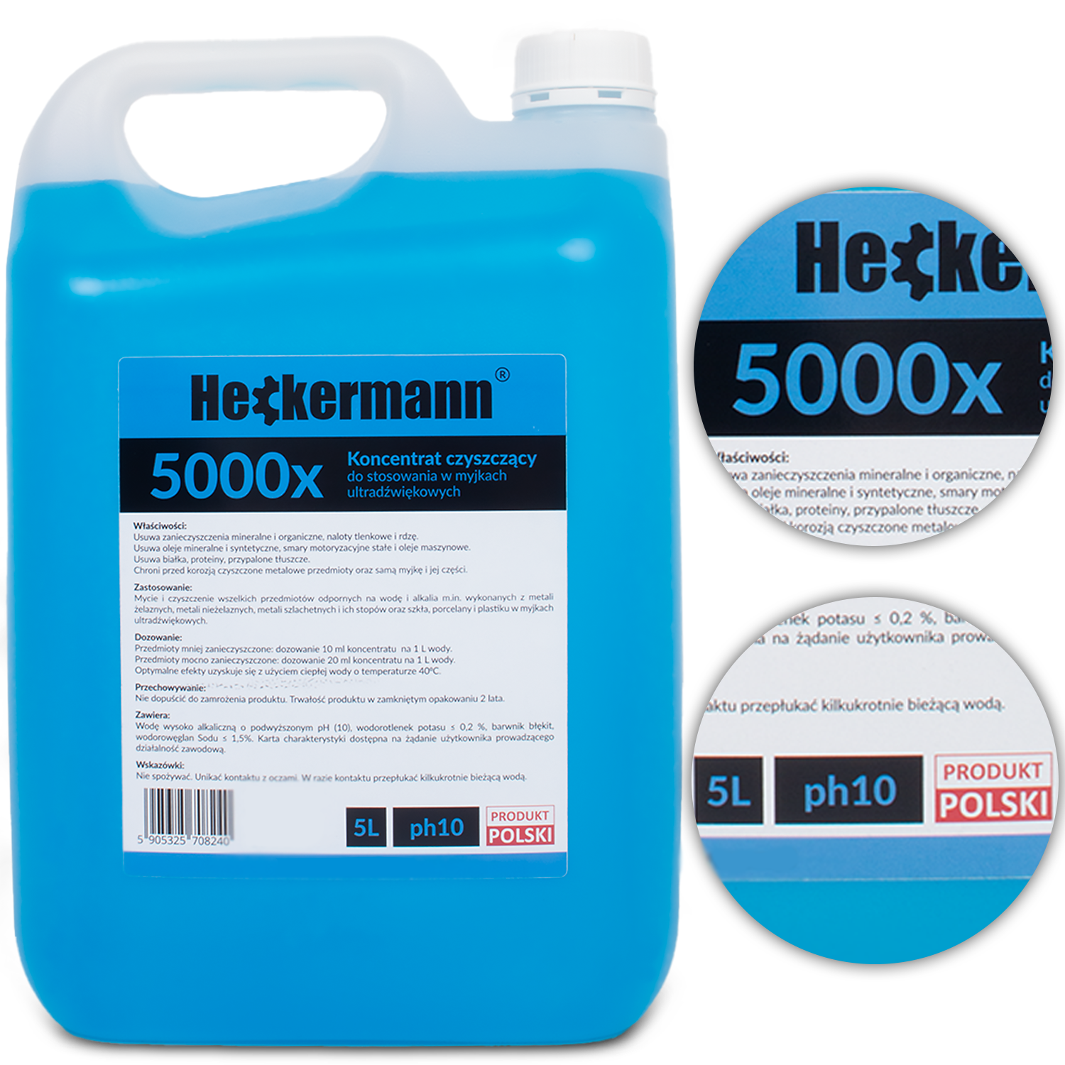 Heckermann Ph10 5l Ultraschallreinigerflüssigkeit