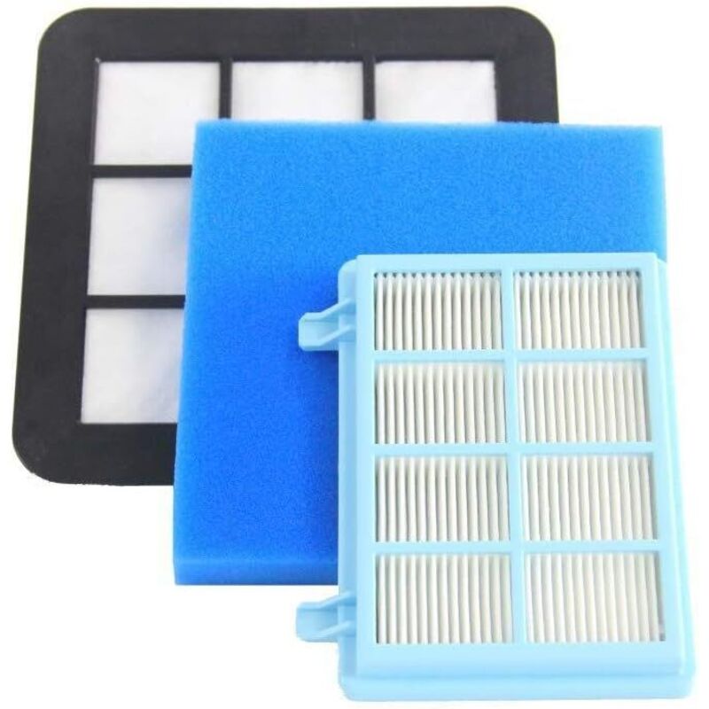 3er-pack Waschbare Schaumstofffilter Für Philips Staubsauger Fc9331/09, Fc9332/09, Fc8010/01 Und Fc8010 – Hochleistungsfiltration Und Motorschutz