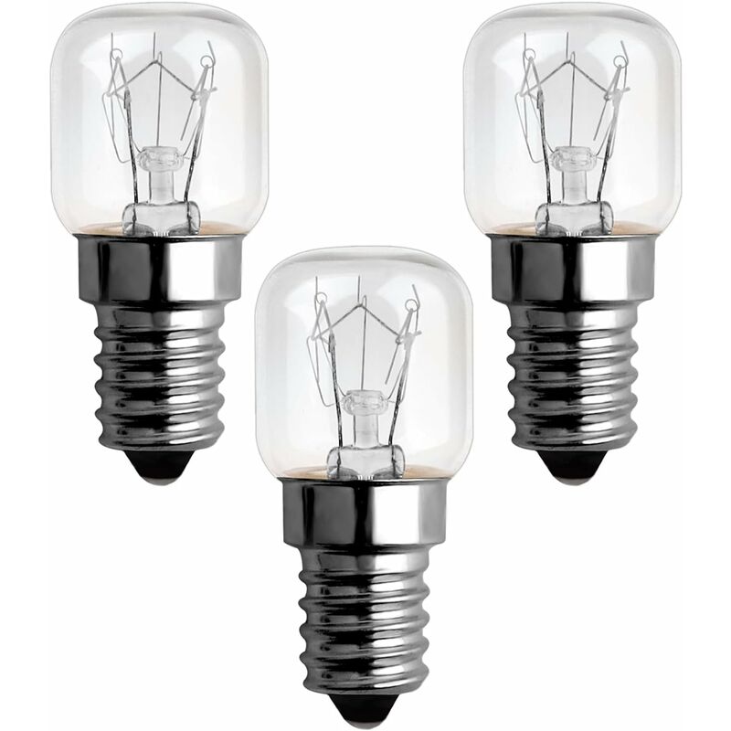 25 W 300 Grad E14 Dimmbare Backofenbirne, Ac 220 V – 240 V, E14 T22 Glühlampe, 120 Lm Warmweiß 2300 K, E14 Pygmäenlampen Mit Kleinem Schraubsockel Für Mikrowelle, Ofen, Salzlampe, 3 Einheiten