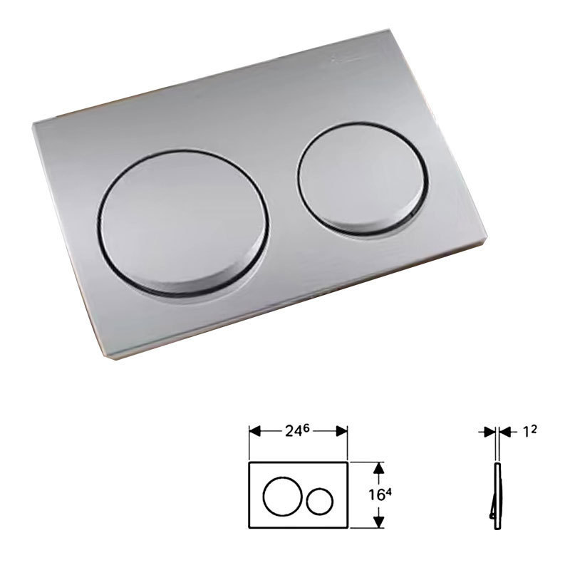 Spülplatte Für Alpha10 Dual-flush-system, Antik Chrome