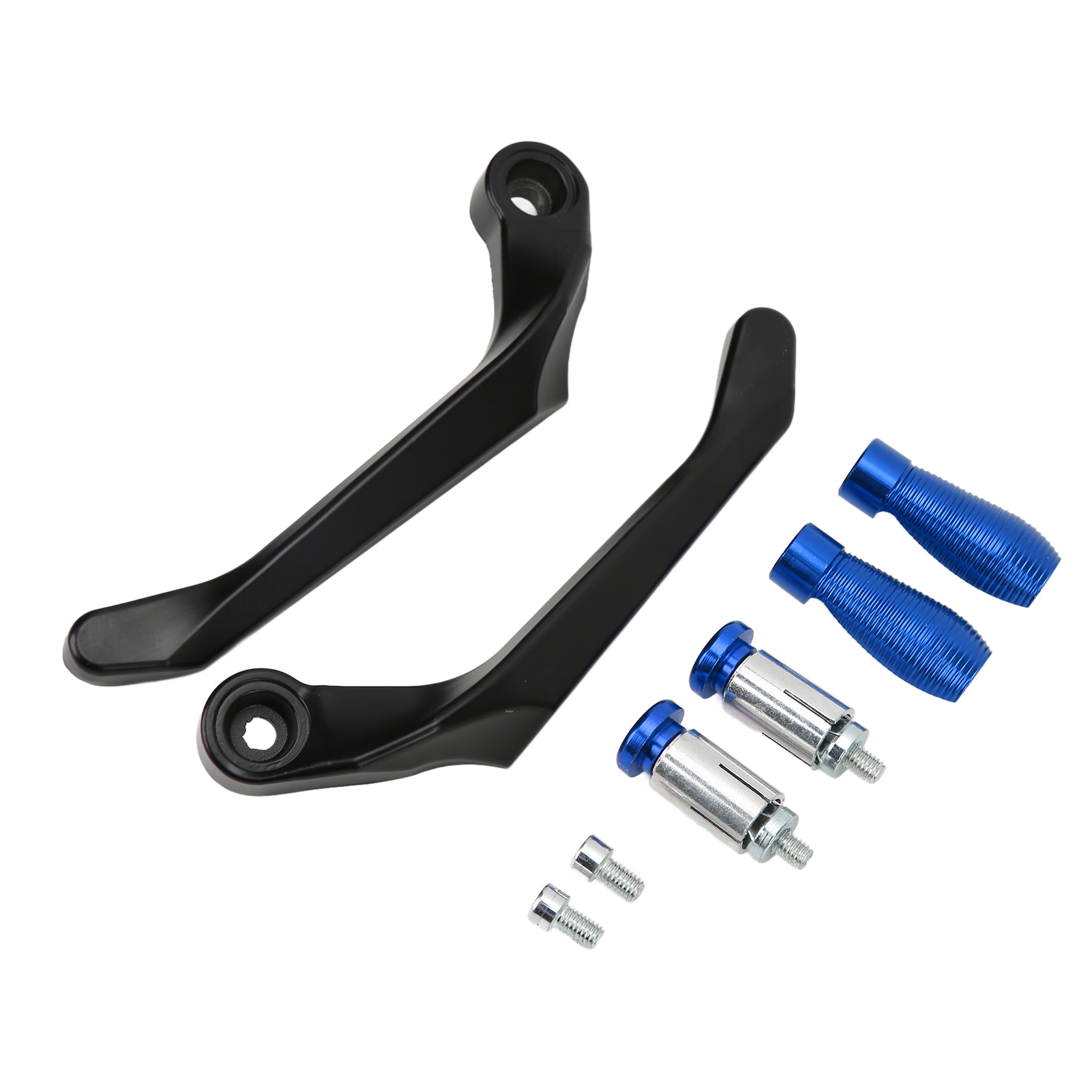 2-teiliger Motorrad-hebelschutz - Blaue Aluminiumlegierung Für Mountainbikes/citybikes