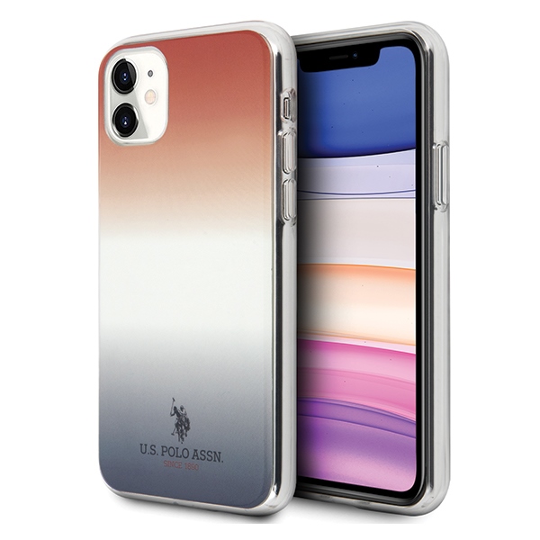 Us Polo Ushcn61trdgrb Iphone 11 Kollektion Mit Rot-blauem/blau-rotem Farbverlauf