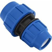 1 Kompressionsreduzierstück, 40 Mm X 25 Mm Mdpe/pp-rohr, Pe-wasseranschluss, Pn16-rohrverschraubung, Für Den Innen- Und Außenbereich Geeignet
