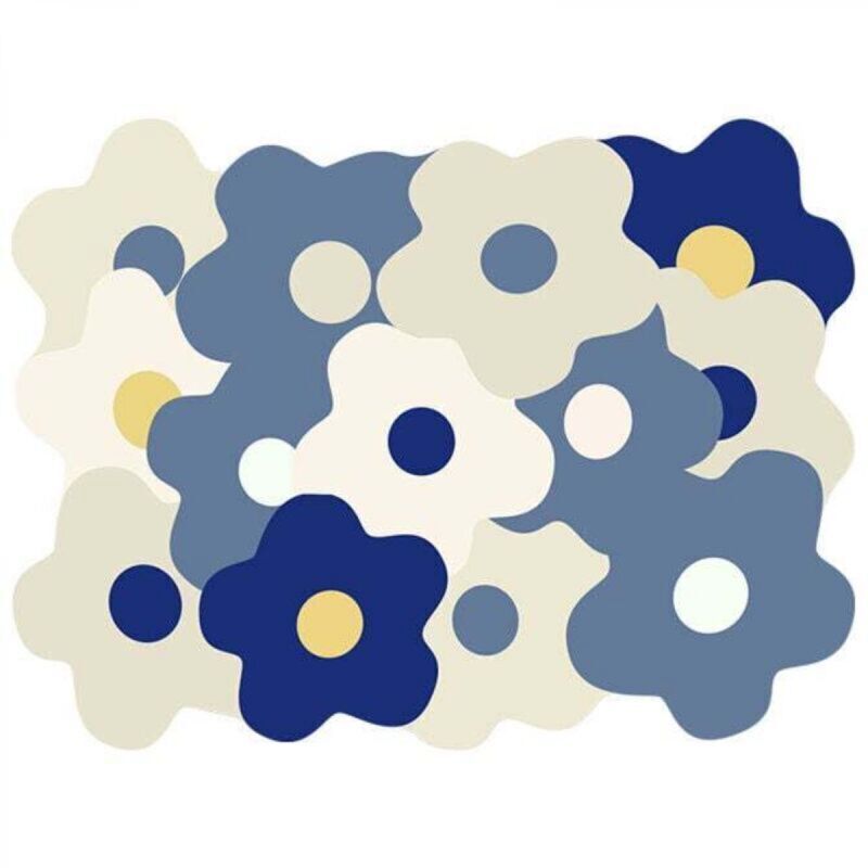 Superabsorbierende Mikrofaser-abtropfmatte – 30 X 40 Cm, Blumenmuster, Schnelltrocknend Für Spüle Und Arbeitsplatte