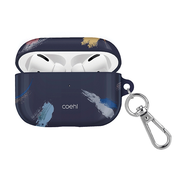 Uniq Coehl Reverie Airpods Pro Hülle Blau/preußischblau