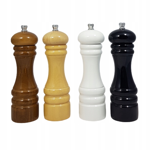 Manuelle Pfeffer- Und Salzmühle Aus Holz, 18 Cm, Eco