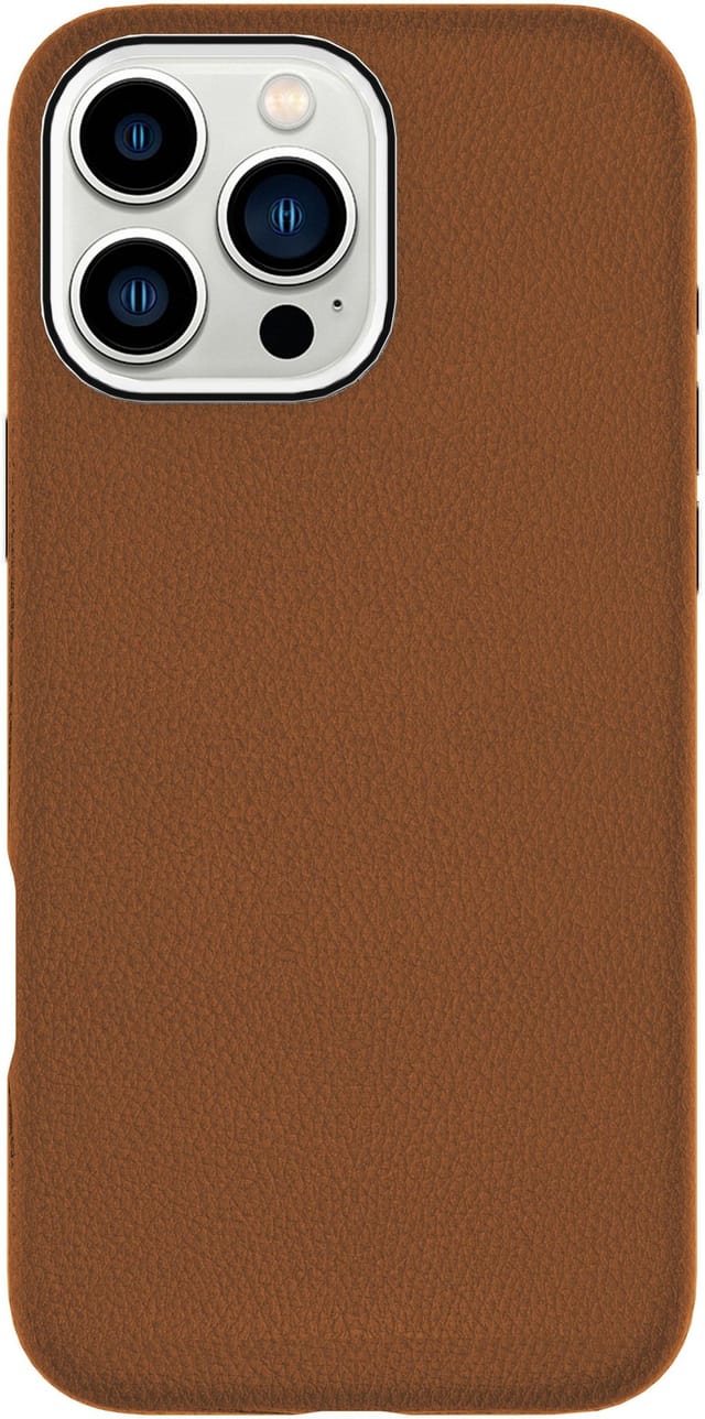 Estuff Infinite Venice Magnetische Lederhülle In Braun Für Iphone 16 Pro. Material: 65 % Recyceltes Polycarbonat, 21 % Recyceltes Tpu. Es67160025