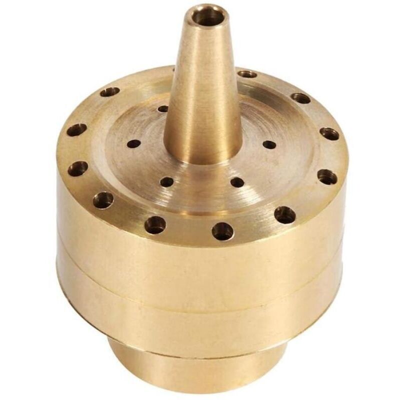 3/4"-sprühdüse Aus Goldfarbenem Messing Für Gartenbrunnen Und Teiche – Robustes Sprühzubehör