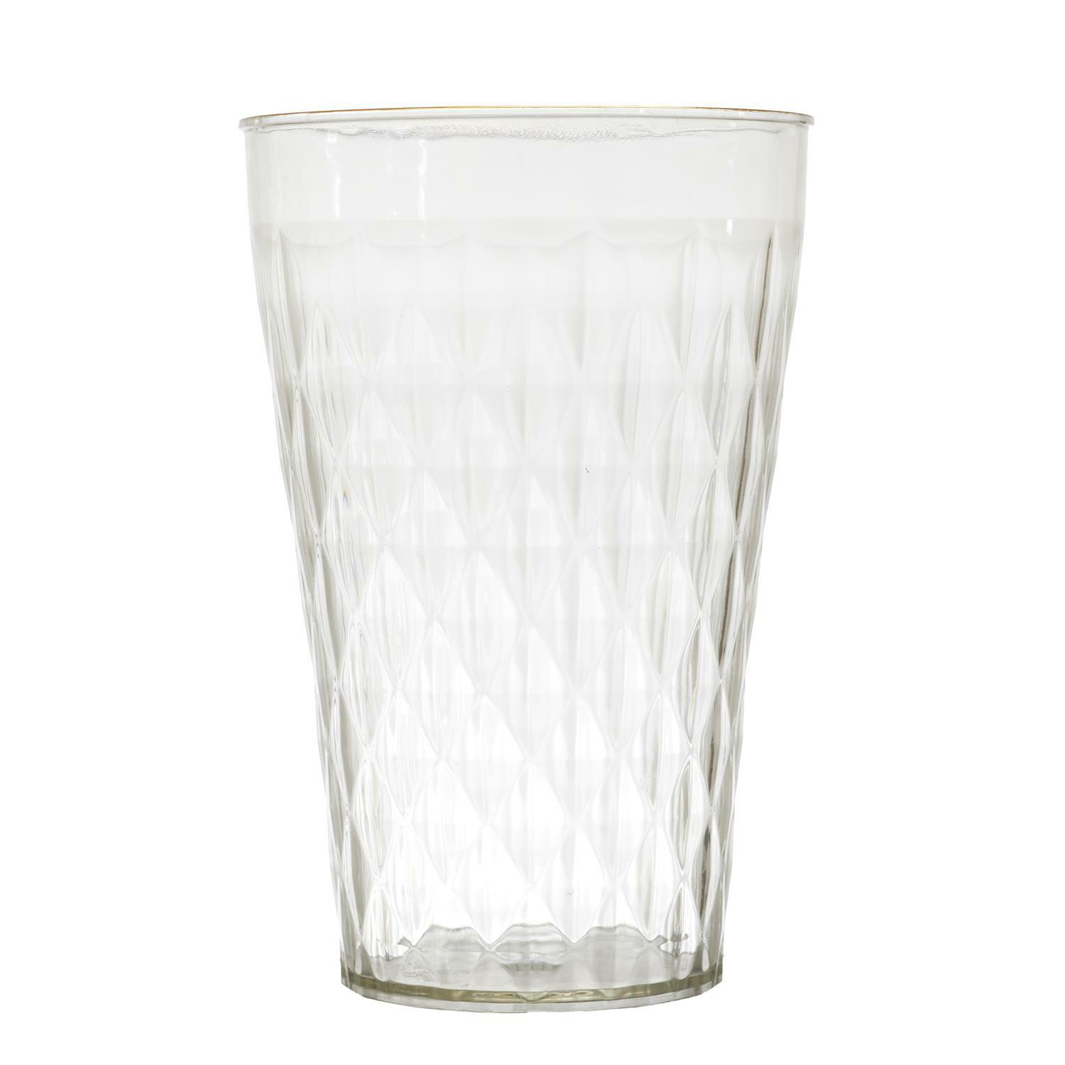 Mirage-glas Mit Goldenem Rand, Pet-kunststoff