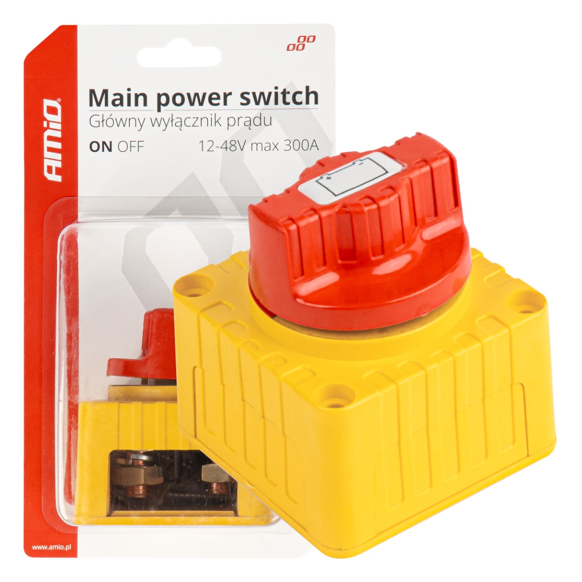 Batterietrennschalter 12v - 48v Max 300a Amio-03839