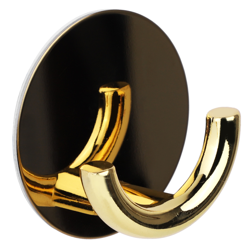 Klebehaken, Edelstahl, Zinklegierung Gold, Für Tür, Wand, Küche, Badezimmer
