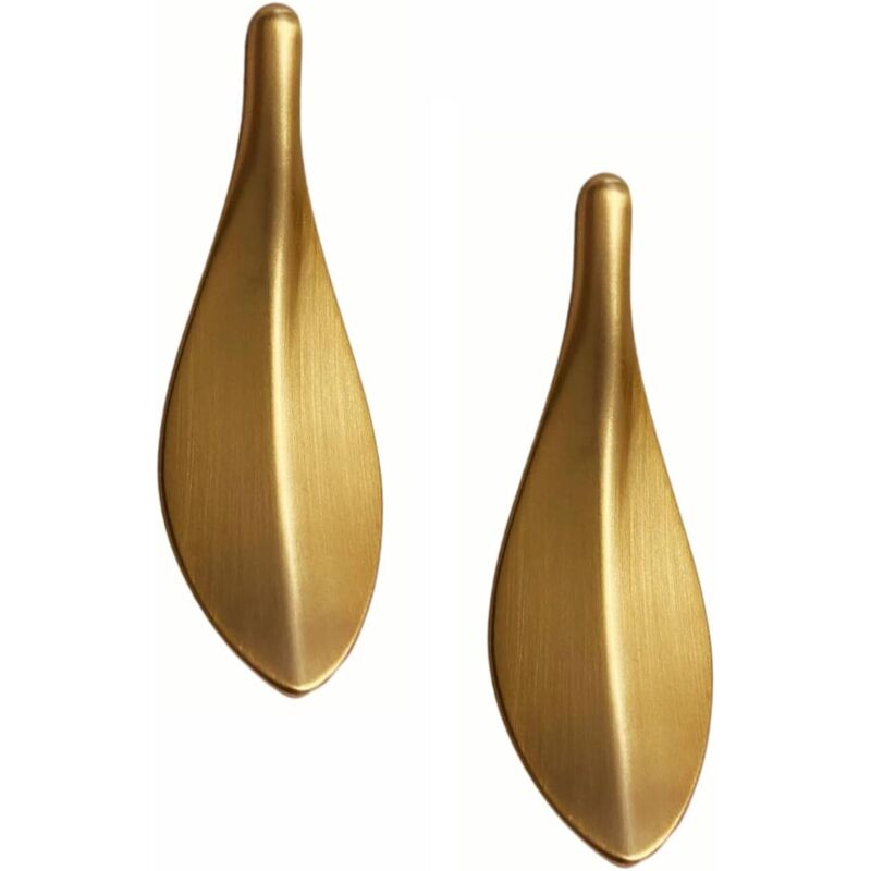 Möbelgriff Aus Goldfarbener Zinklegierung, 2 Stück, 32 Mm Lochabstand, Für Küche Und Schrank