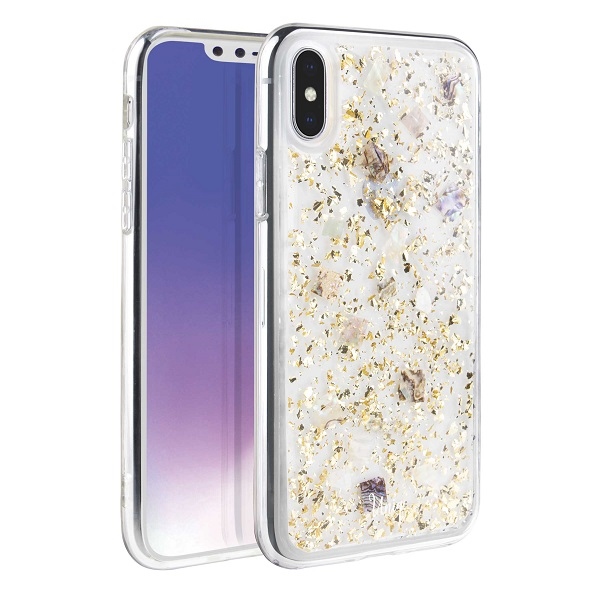 Uniq Lumence Clear Iphone Xs Max Hülle In Gold/champagnergold