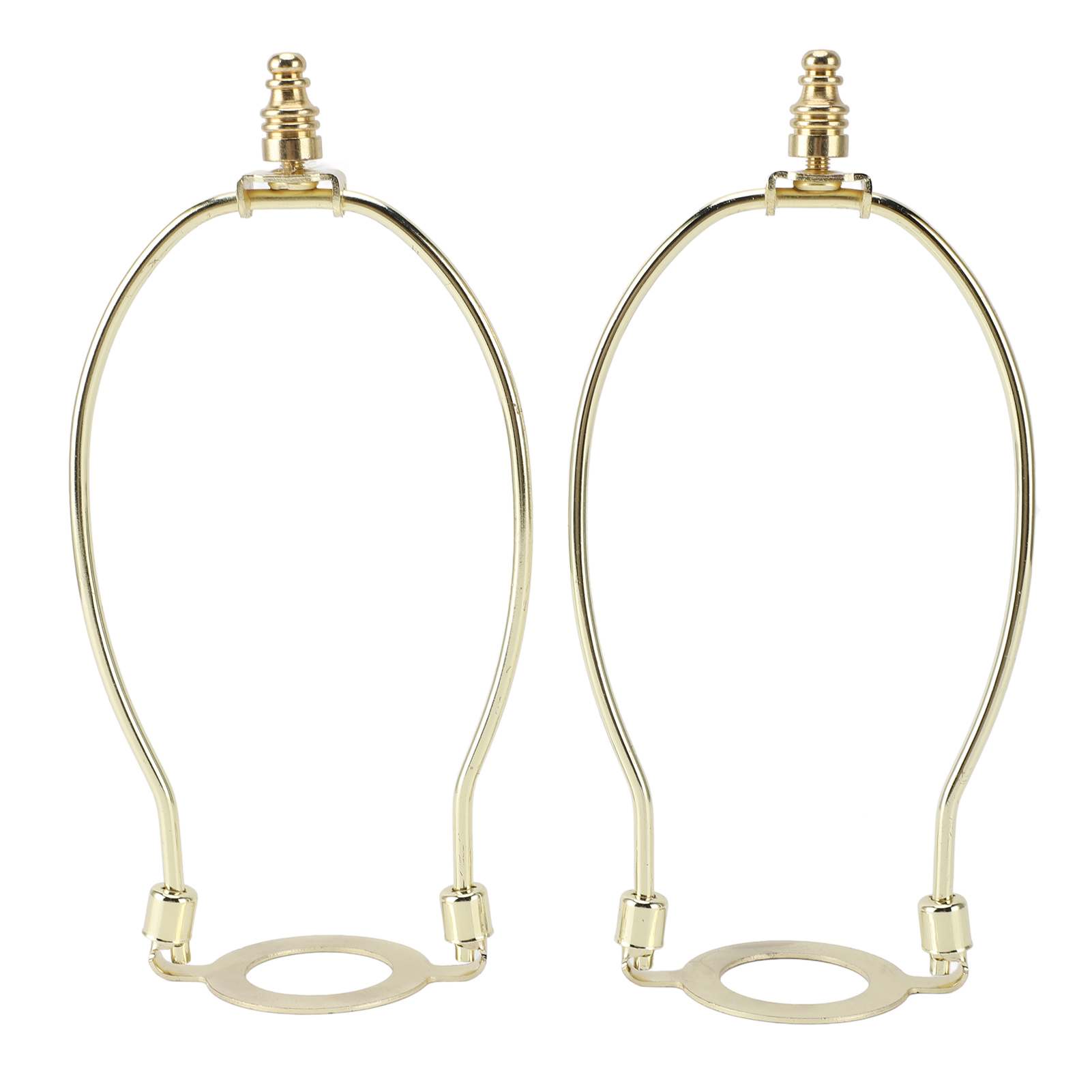 Harfenförmiges, Verstellbares Lampenschirm-halterungsset [2-teilig Mit E26-goldmetallsockel Für Tisch- Und Stehlampen]