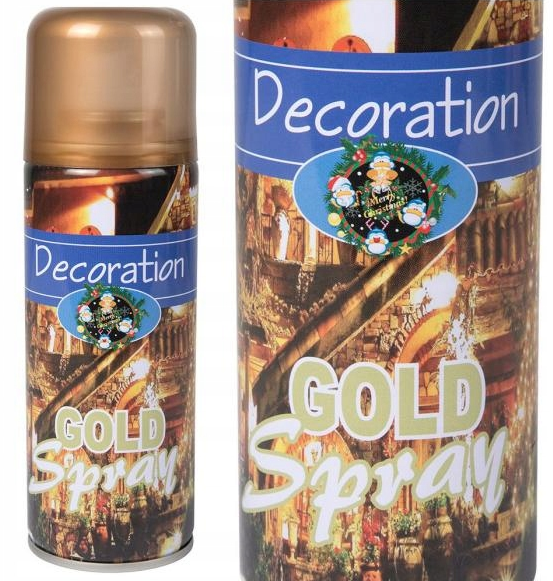 Dekorativer Sprühlack Für Blumentöpfe, Gold, 250 Ml
