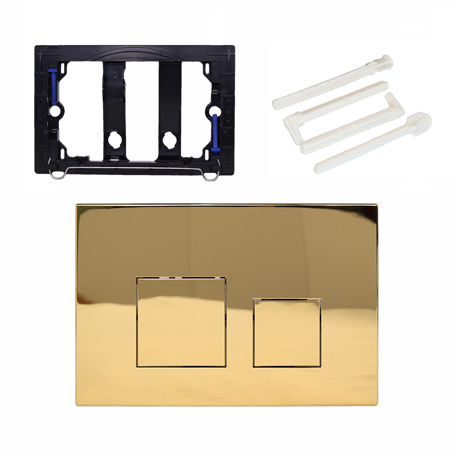 Sigma Spülpanel Für Duo-spülung, Hochwertige Kunststoff-platte Mit Edelgold-finish Für Sigma01/20/30/up300/up320