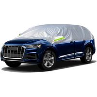 Halbe Autoabdeckung, Universal 500 Cm, Schneesicher, Uv-beständig, Für Suvs