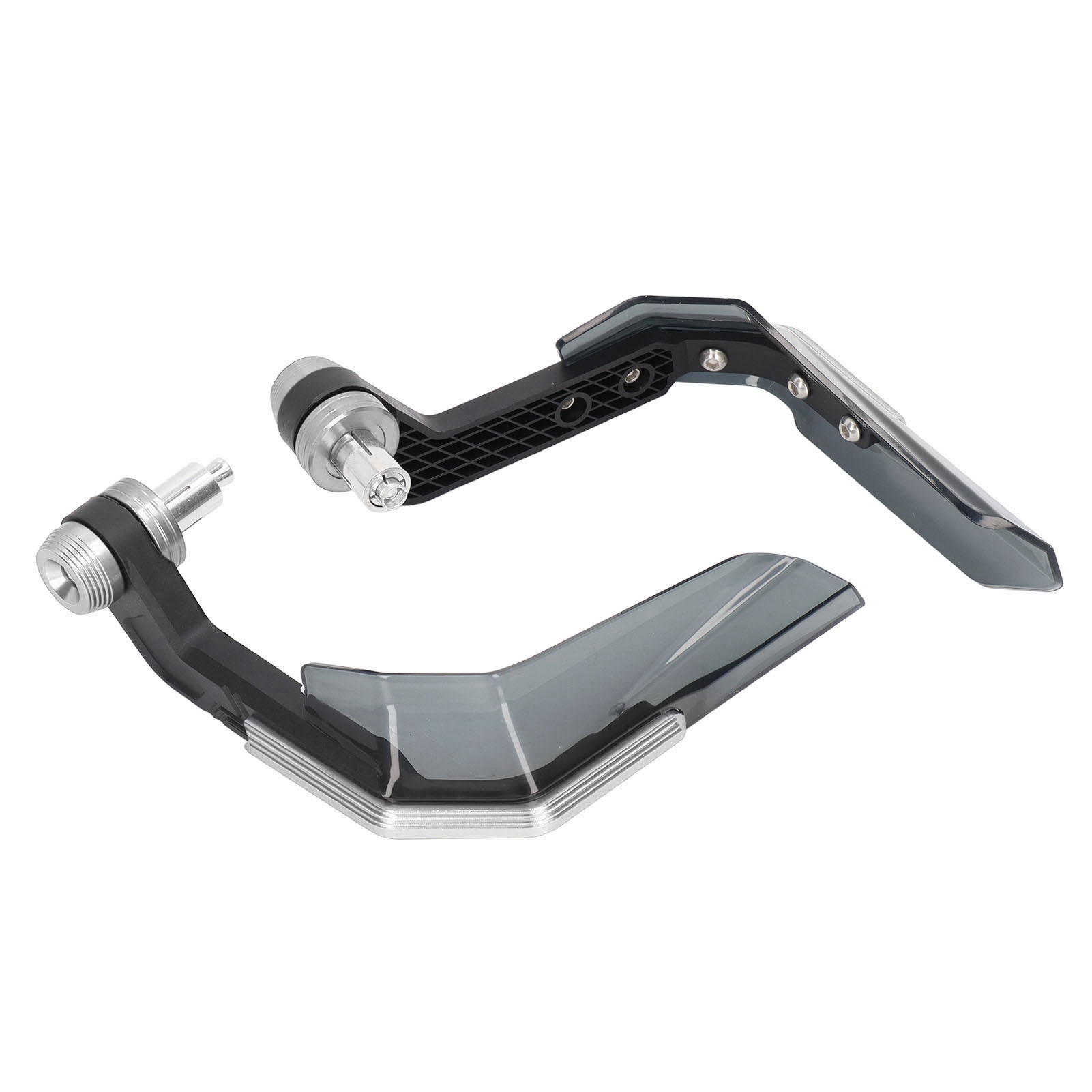 22 Mm Silberne Aluminium-motocross-handschützer Für Dirtbikes Und Atvs Mit Komplettem Montagesatz