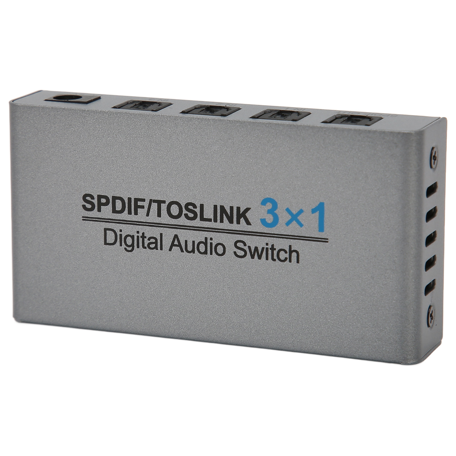Optischer Digitaler Spdif/toslink-audio-umschalter Mit 3 Eingängen Und 1 Ausgang Sowie Fernbedienung Für Ps5, Xbox Und Hd-fernseher