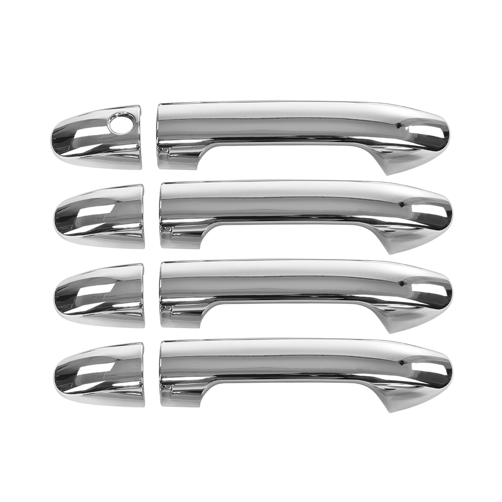 Außenliegende, Galvanisierte Türablagen Für Mercedes-benz Vito W447 (2014–2017) – 8-teilig, Silbernes Abs