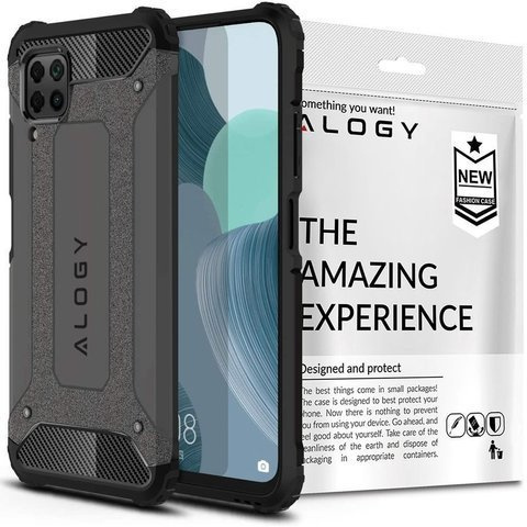 Alogy Hard Armor Schutzhülle Für Huawei P40 Lite/ Nova 6 Se Grau