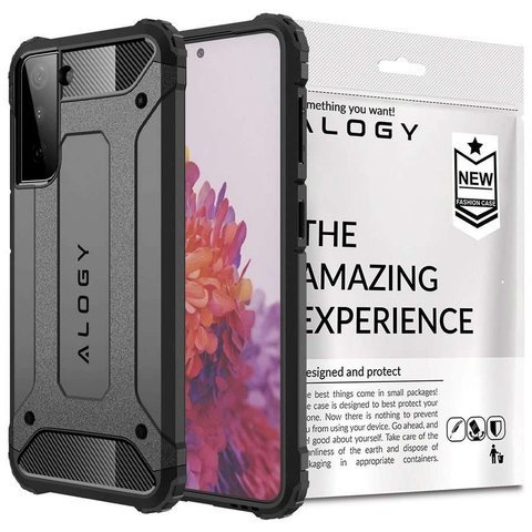 Alogy Hard Armor Schutzhülle Für Samsung Galaxy S21 Plus, Grau