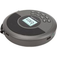 Tragbarer Cd-player, Usb Und Bluetooth, Zwei Lautsprecher, Wiederaufladbarer Akku, Für Auto Und Zuhause