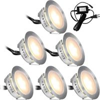 6 Led-einbaustrahler, Edelstahl Ip67, 12v-bodenbeleuchtung Für Garten Und Badezimmer