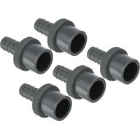 5 Reduzierstücke, Pvc, Gerade, 20 Mm X 11 Mm, Grau, Für Wasserleitungen, Bauwesen, Küche